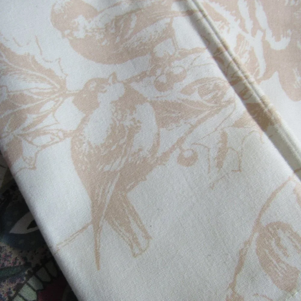 Set of 4 BIRD PRINT 100% COTTON Napkins India